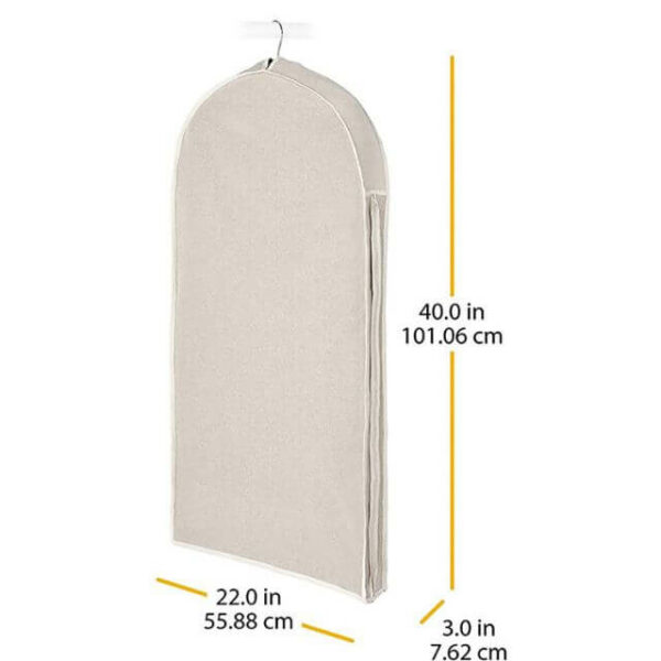 прикажете ги димензиите на прилагодената памучна торба за облека