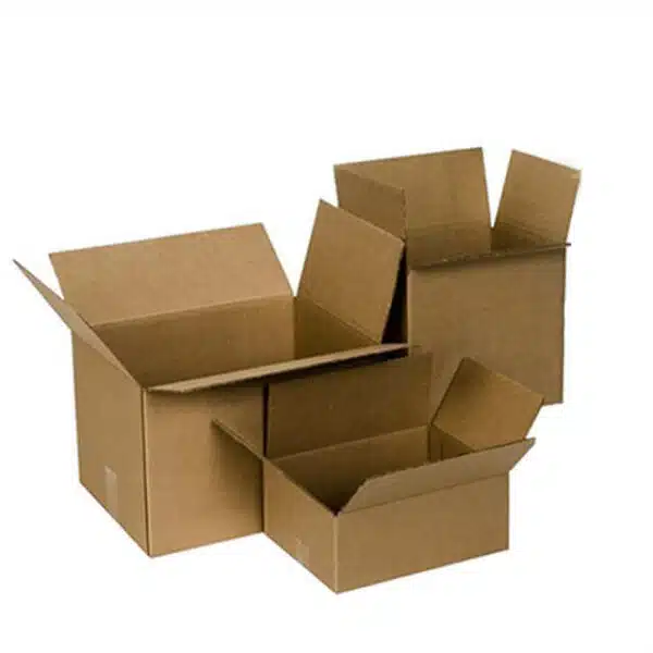 display three custom wholesale shipping cartons with open state