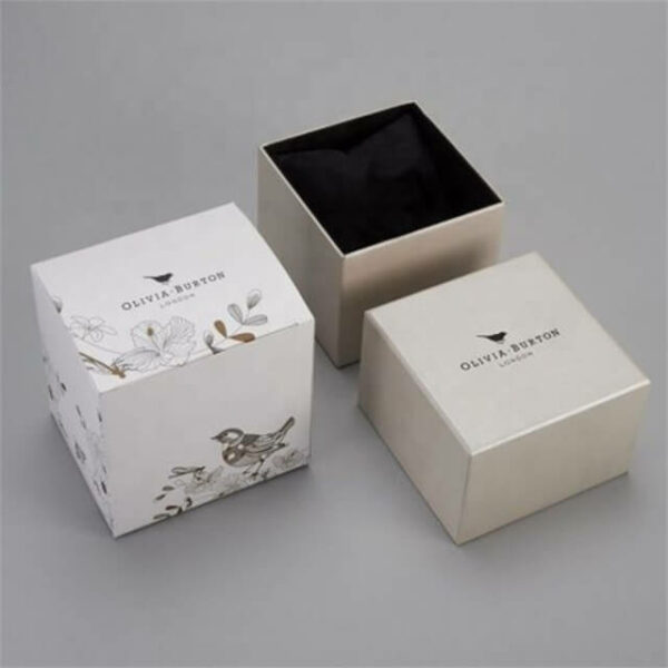 ipakita ang loob ng custom na 2 pirasong luxury gift box