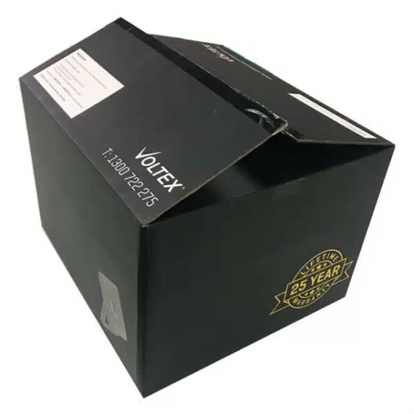 display one black custom recyclable shipping carton
