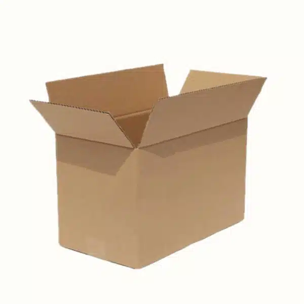 แสดงกล่องจัดส่งขายส่งแบบกำหนดเองหนึ่งกล่องพร้อมสถานะเปิด
