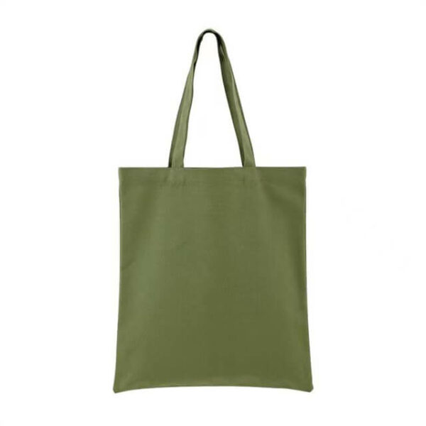 parodykite žalią pasirinktinį 12 uncijų medvilninį drobinį krepšį