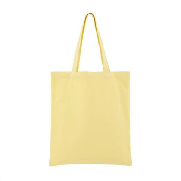 parodykite geltoną pasirinktinį 12 uncijų medvilninį drobinį krepšį
