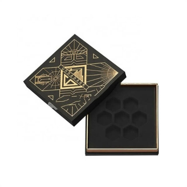 display the inside of the custom 2 pieces luxury gift box