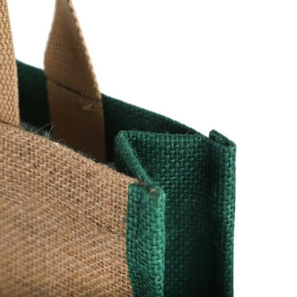 parodyti individualizuoto džiuto krepšio rankenos detales