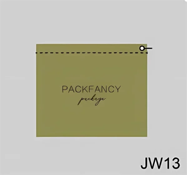 Плик со торбичка за накит во стилот Zipper