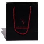 მორგებული შავი ქაღალდის ჩანთების წინა ნაწილის ჩვენება