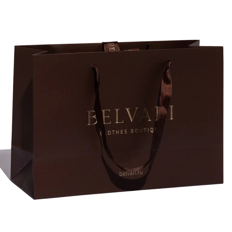 Zeigen Sie die Seite der benutzerdefinierten Luxus-Geschenktüten