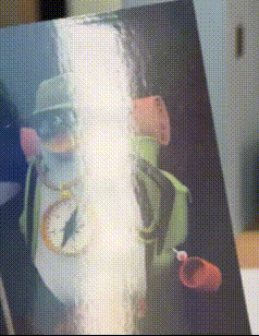 gif image of lamination effect display