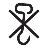 Hakensymbol mit einem Kreuz